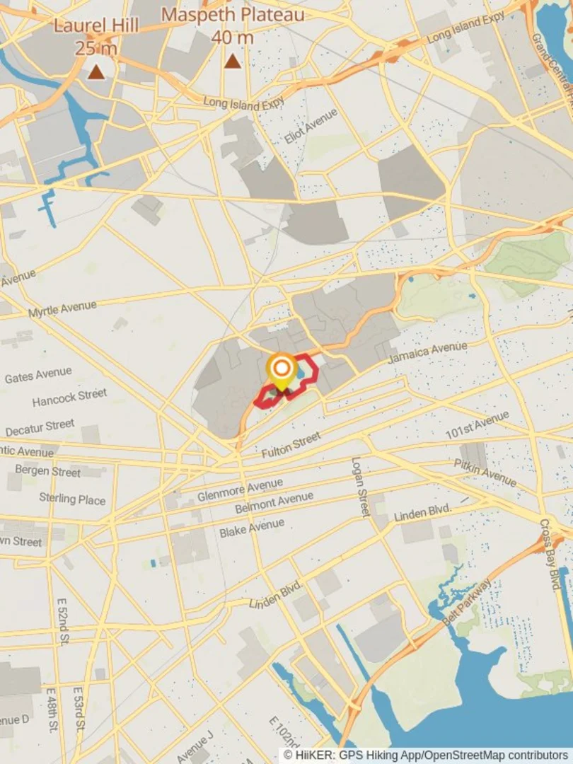 An image depicting the trail Ridgewood Reservoir Loop and its surrounding area.