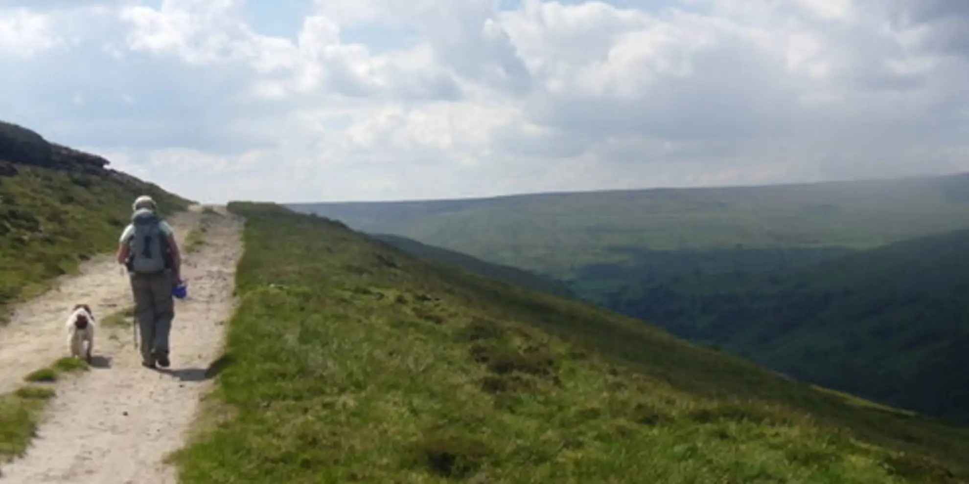 An image depicting the trail Ivelet Moor Walk and its surrounding area.