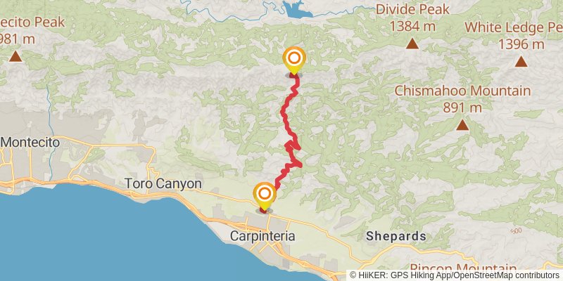Franklin Trail stage 2 Map