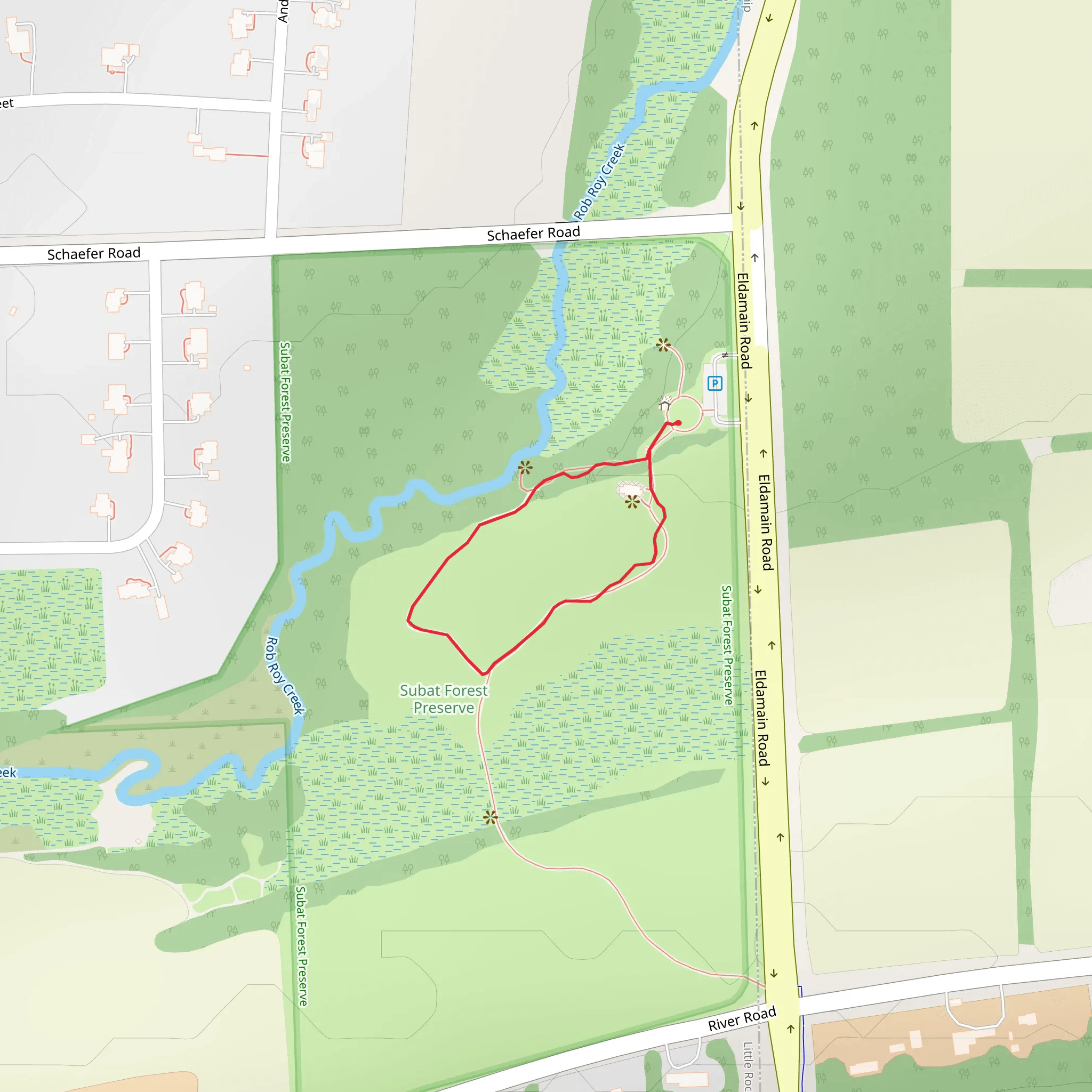 Eldamain Road Loop mobile static map