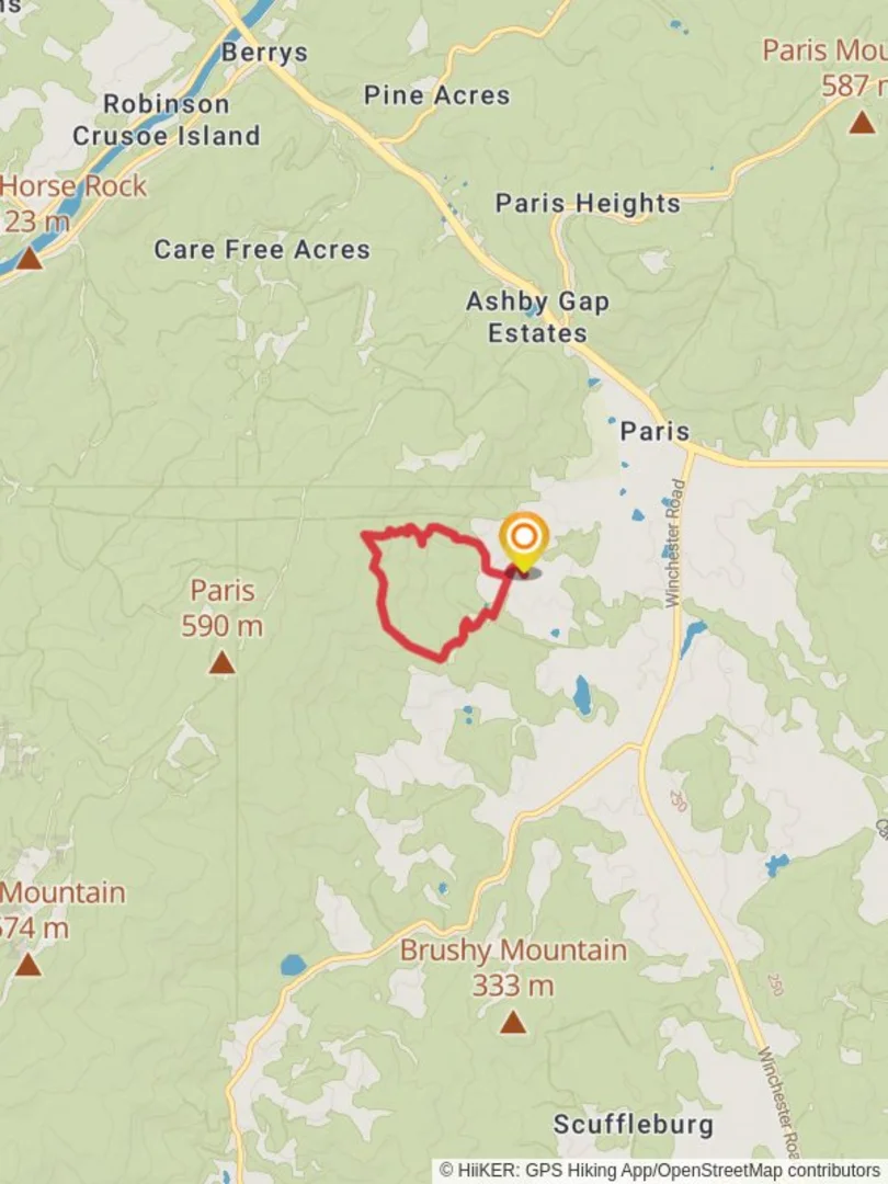 An image depicting the trail South - North Ridge Loop Trail and its surrounding area.