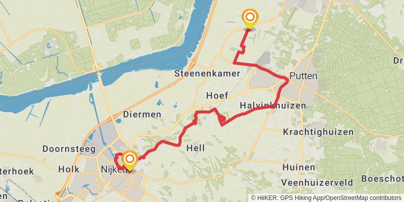 Westerborkpad stage 6 Map