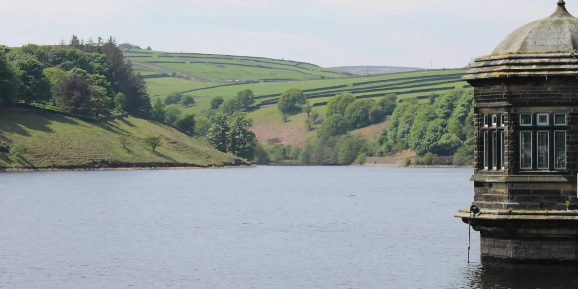 An image depicting the trail Top Withins and the Bronte Bridge from Haworth and its surrounding area.
