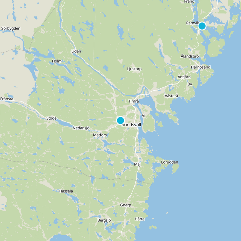 Sundsvall Static Map
