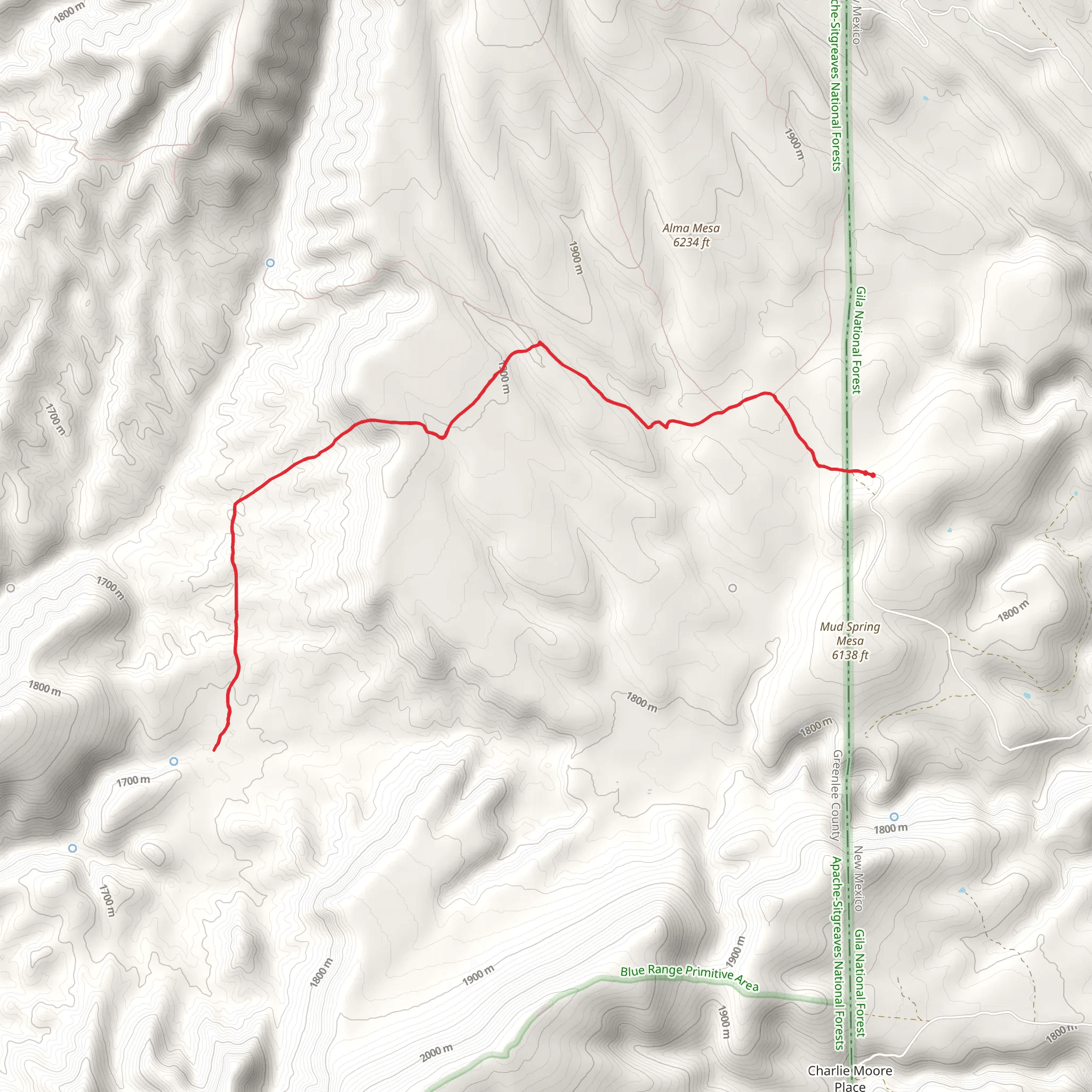 Hannah Trail mobile static map