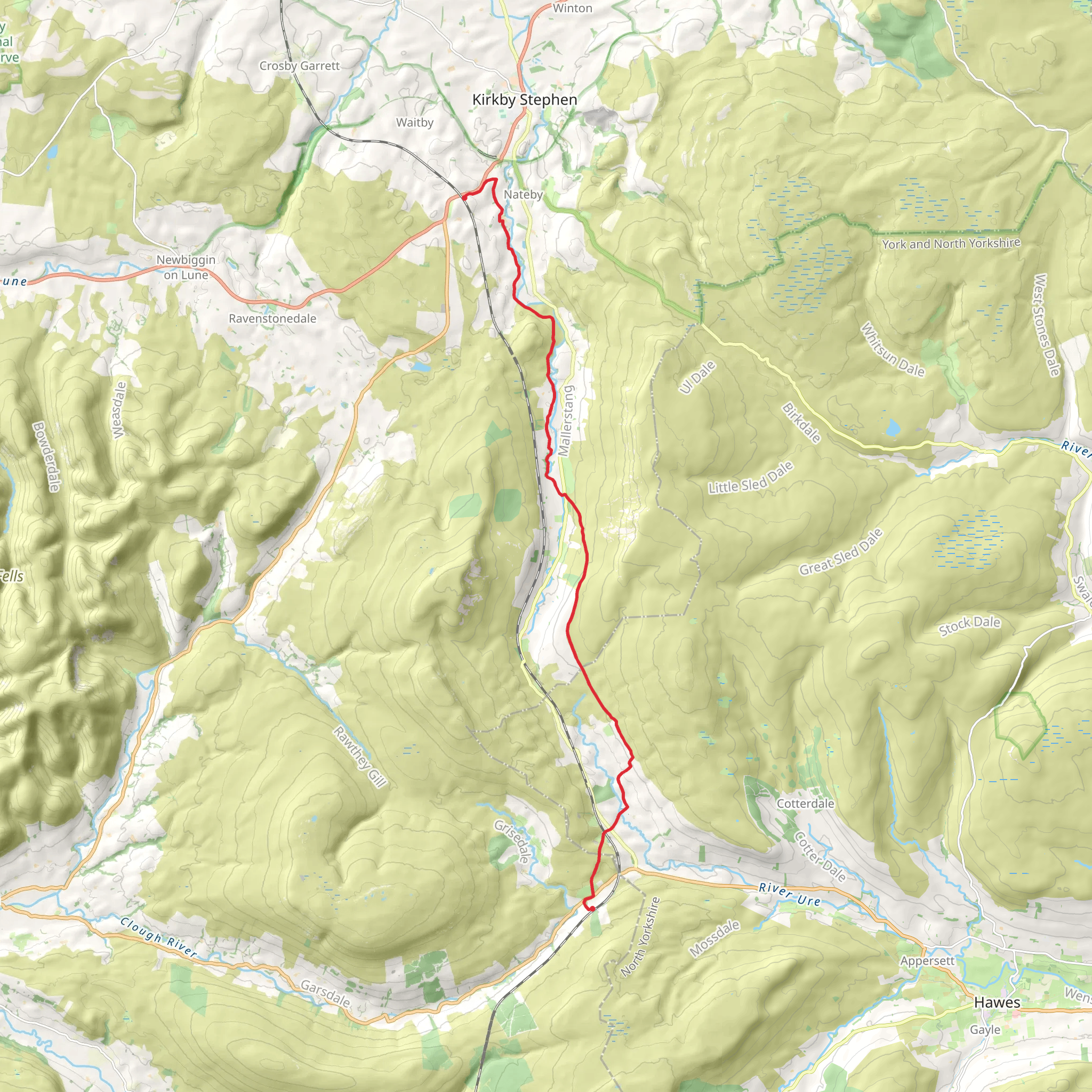 The Upper Eden Valley mobile static map