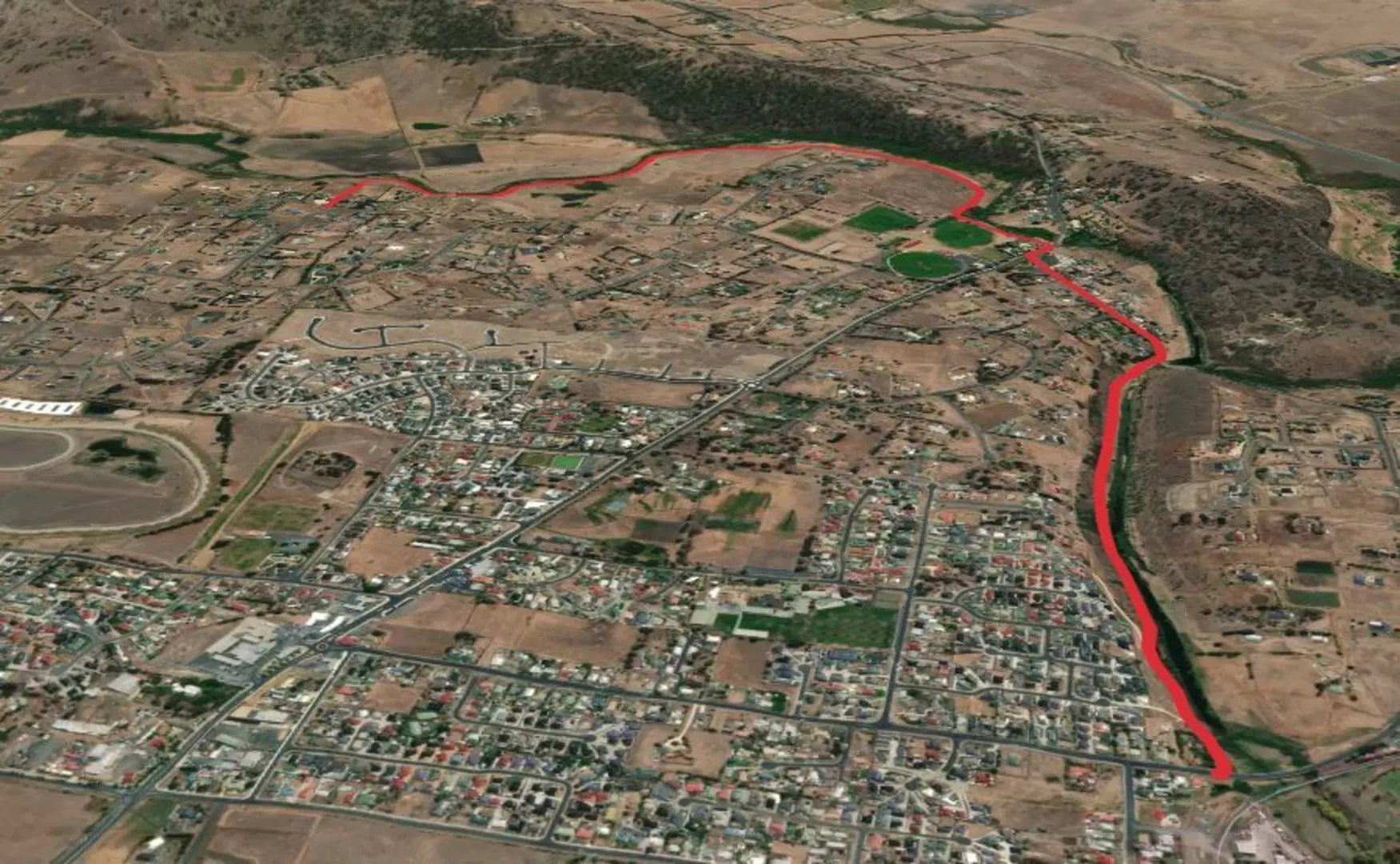 An image depicting the trail Jordan River Track and its surrounding area.