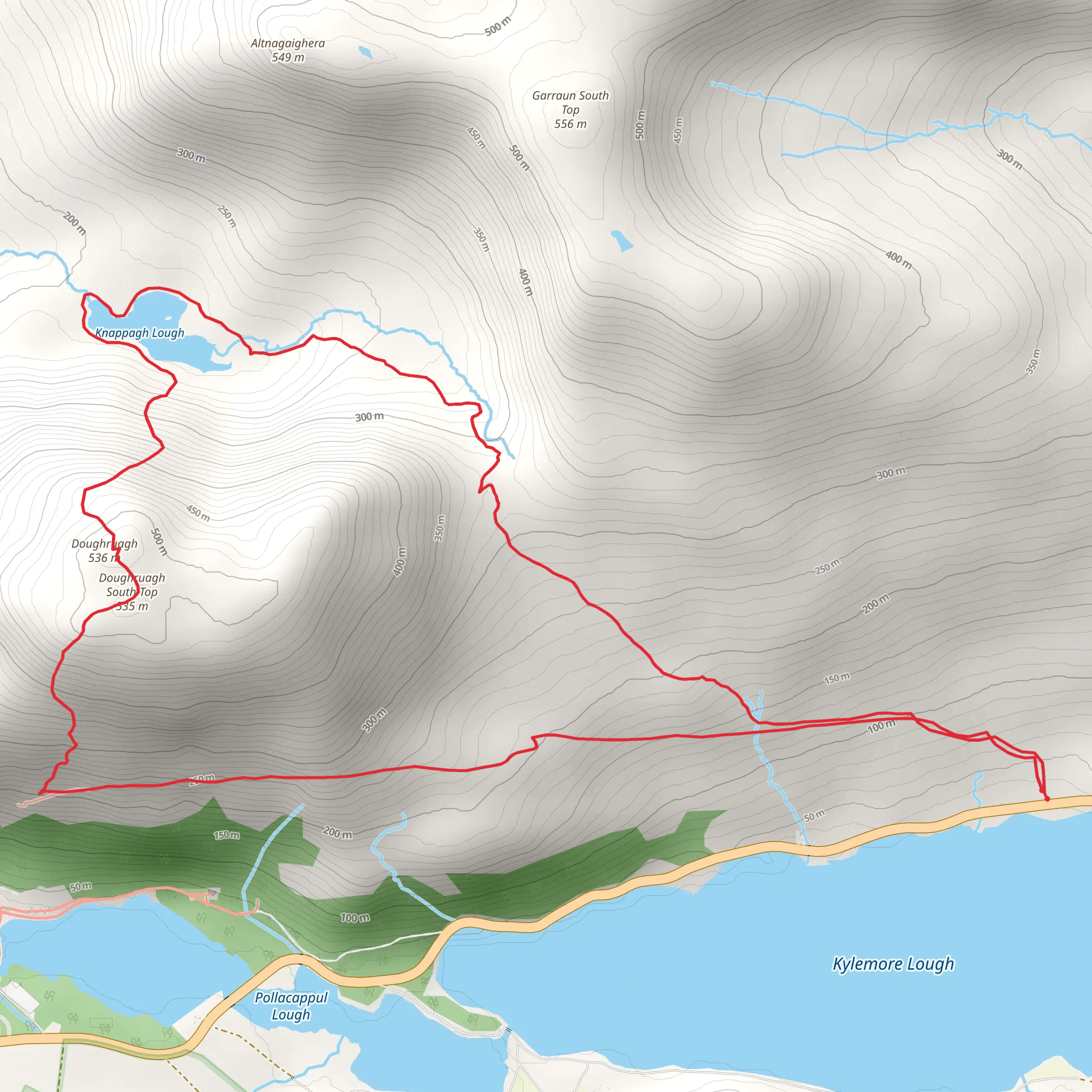 Doughruagh Loop mobile static map