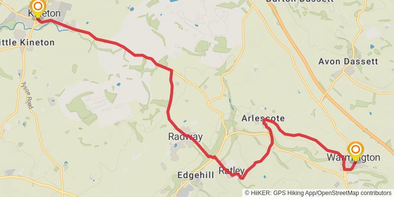 Battlefields Trail stage 2 Map