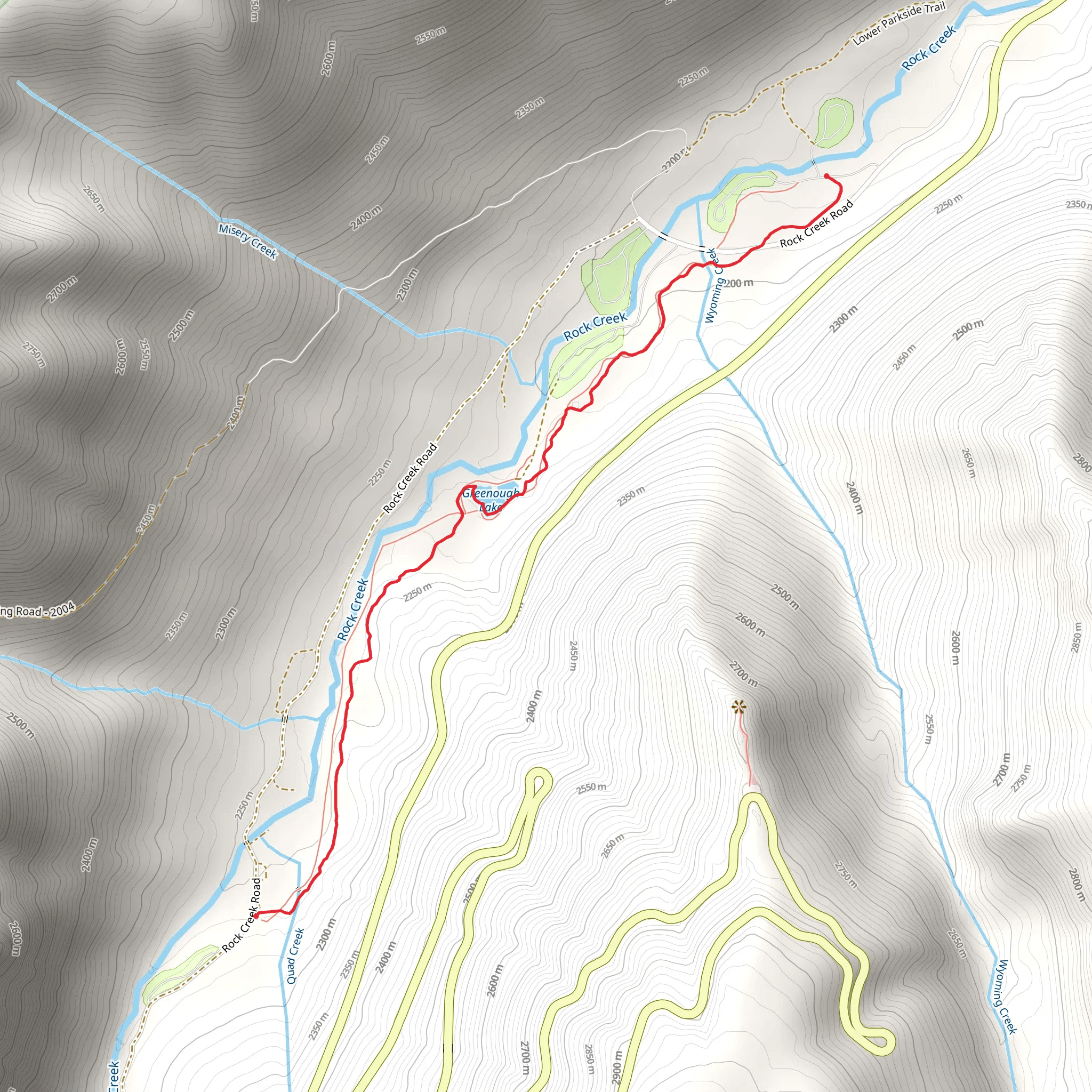 Parkside Trail mobile static map