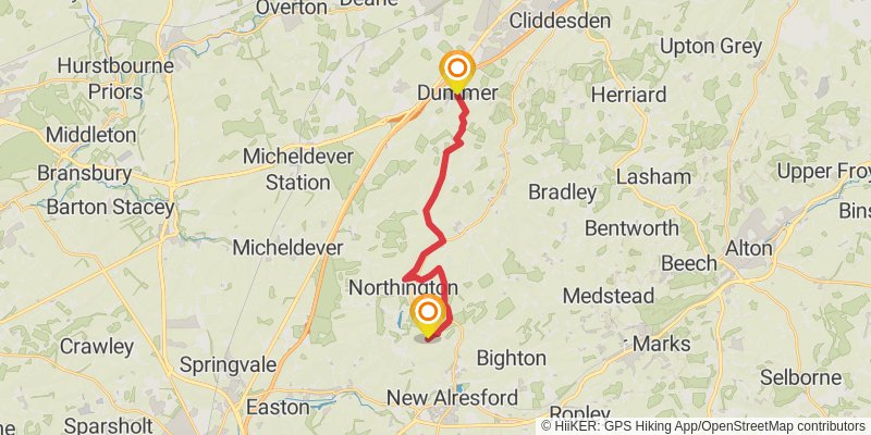 Hampshire Loop stage 6 Map