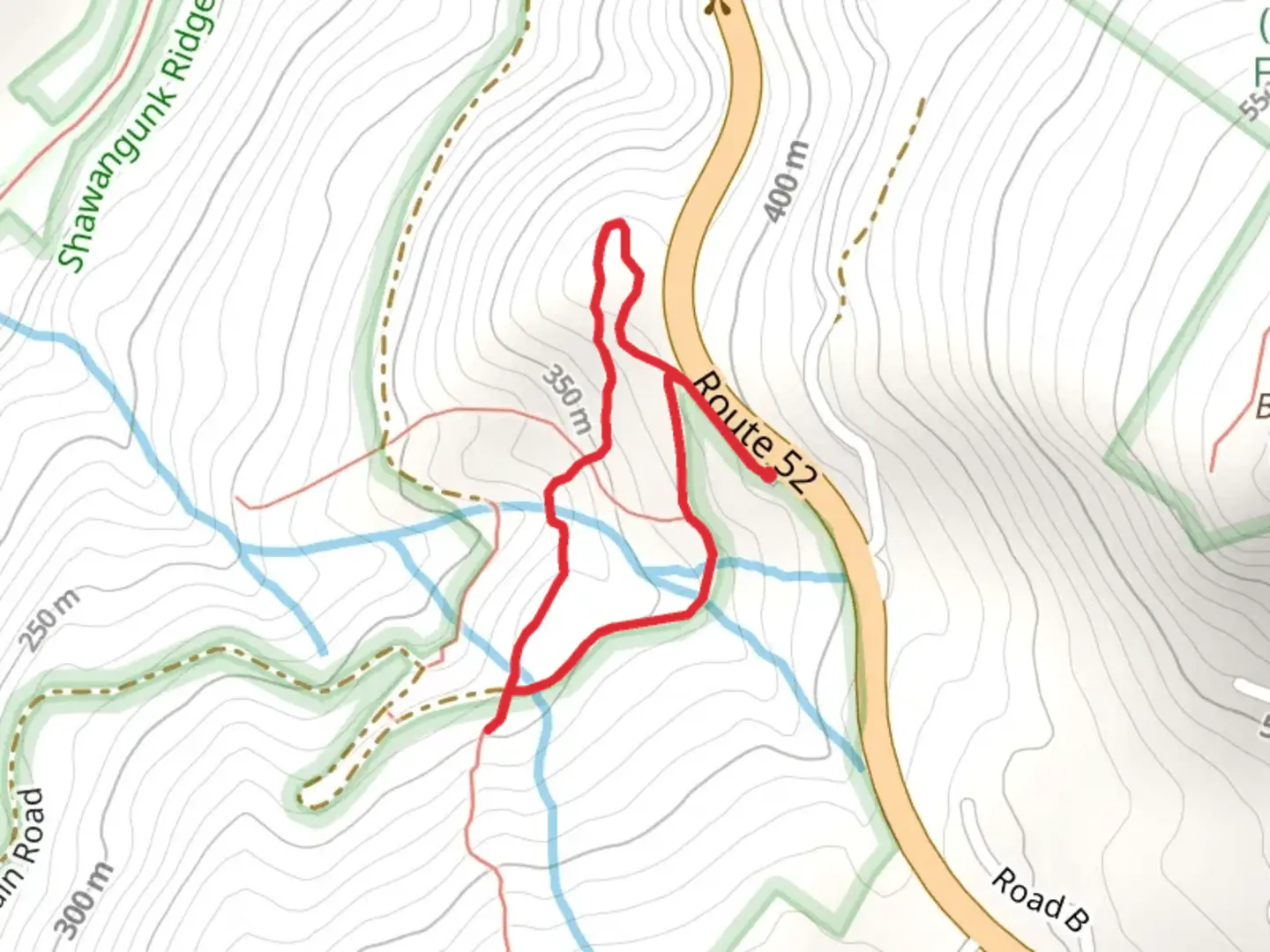 An image depicting the trail Old Mountain - Yellow Trail and its surrounding area.