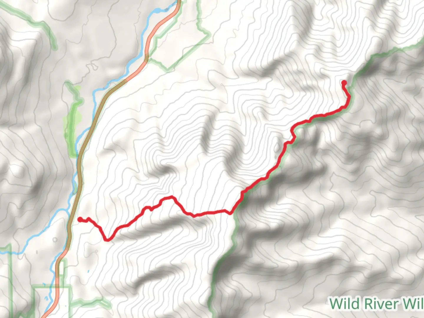 An image depicting the trail North Carter Mountain, Imp Mountain, Mount Moriah Trail and its surrounding area.