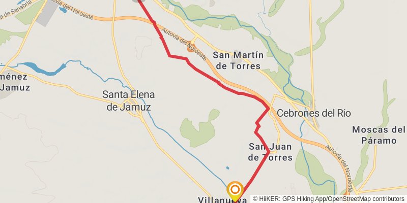 Via de la Plata alt 3 Map