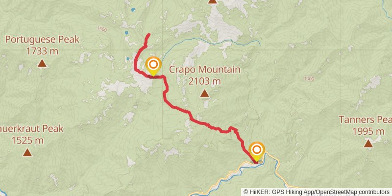 Garden Gulch Trail stage 3 Map