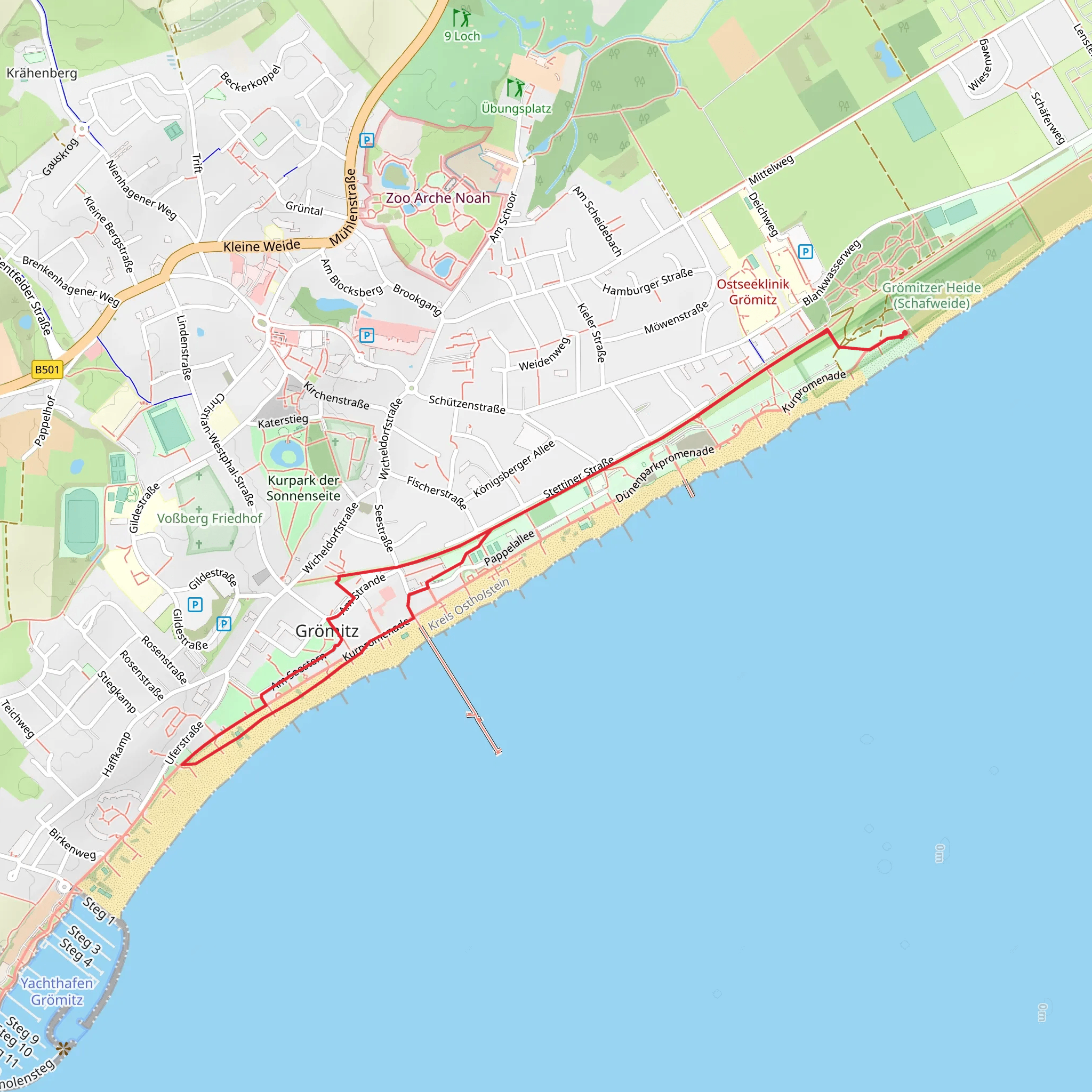 Cismar Route and Nordic Beach Walk mobile static map