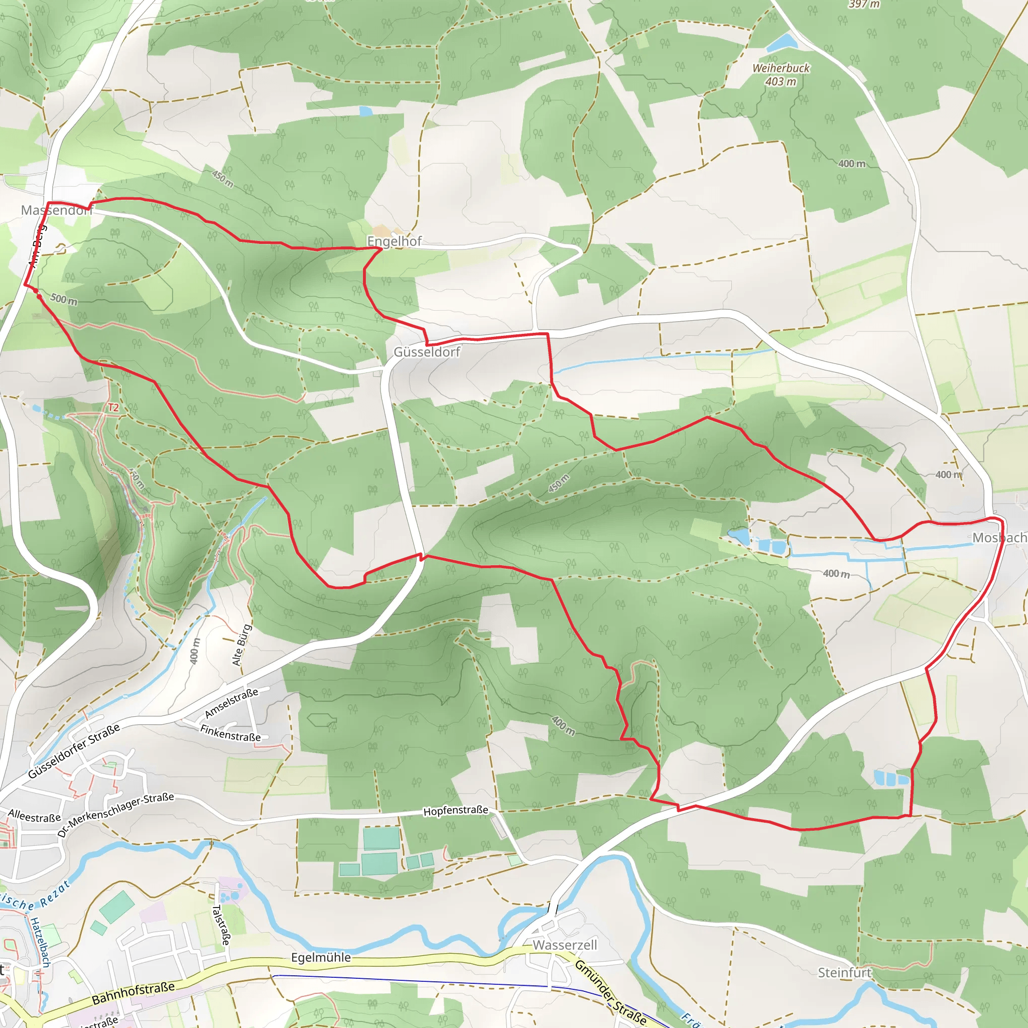 Hopfenwanderung mobile static map