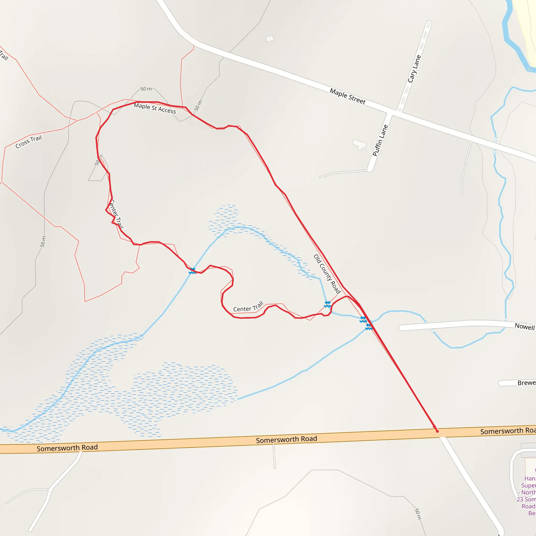 Somersworth Road Loop mobile static map