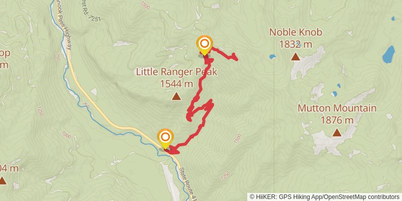 Ranger Creek Trail stage 2 Map