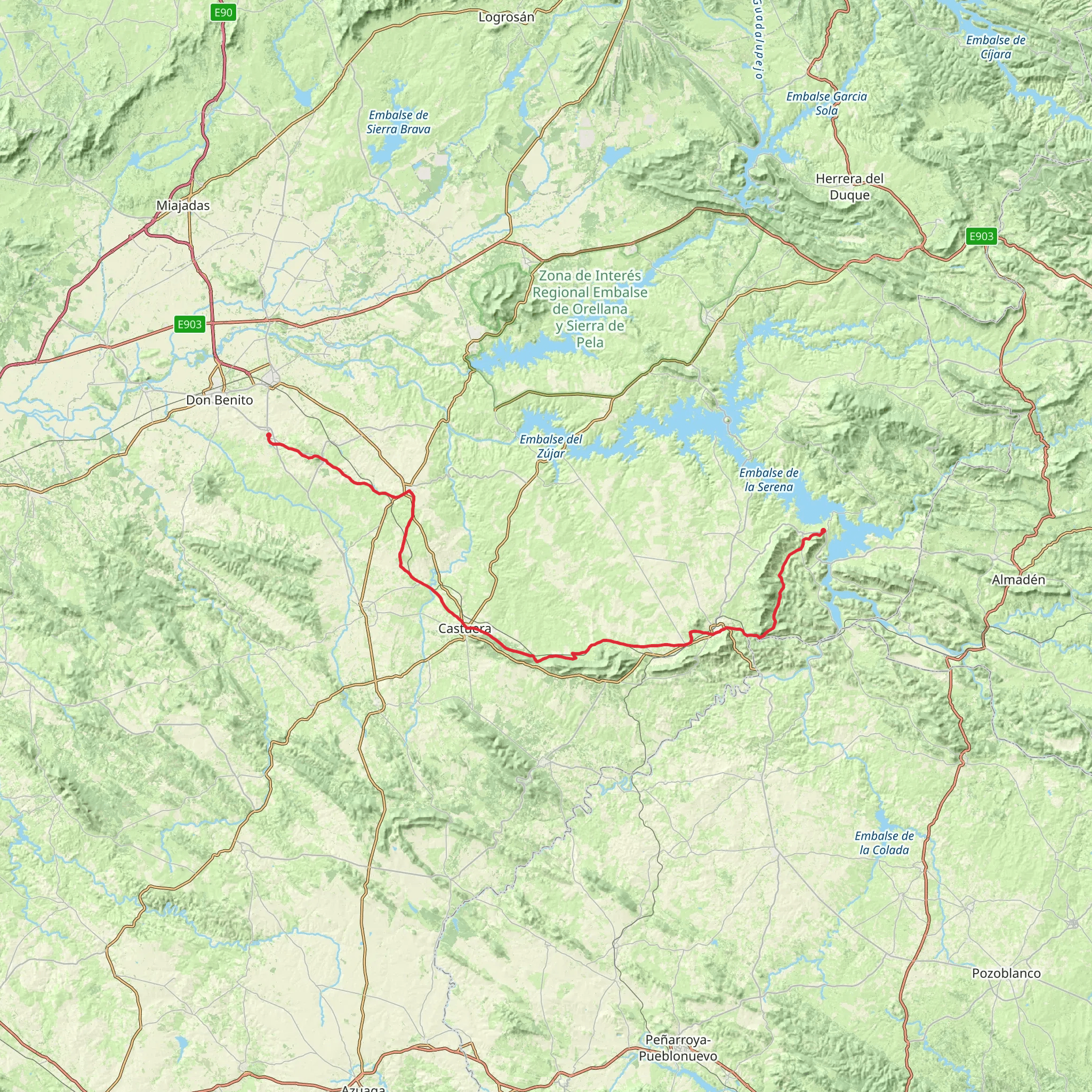 GR 115 Transerena - Cordal de la Senda del Rey mobile static map