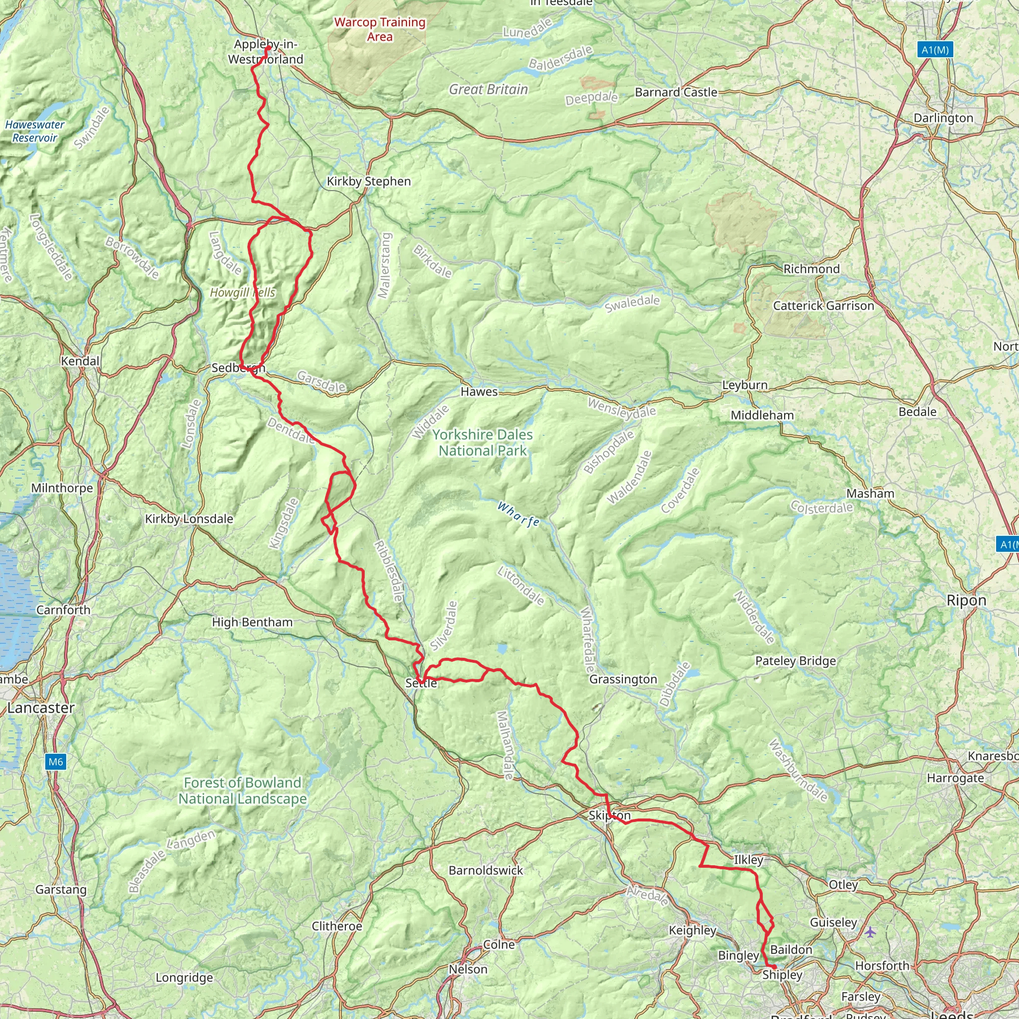Dales High Way mobile static map