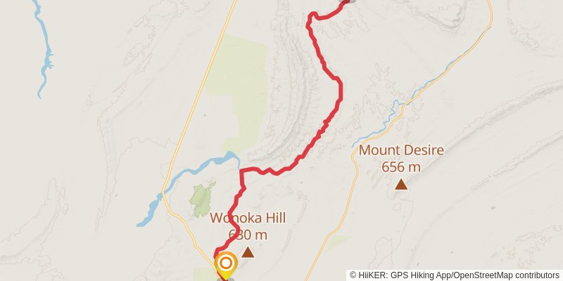 Mawson Trail alt 10 Map