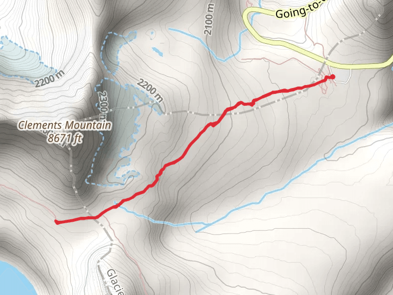 Hidden Lake Overlook and Hidden Lake Pass