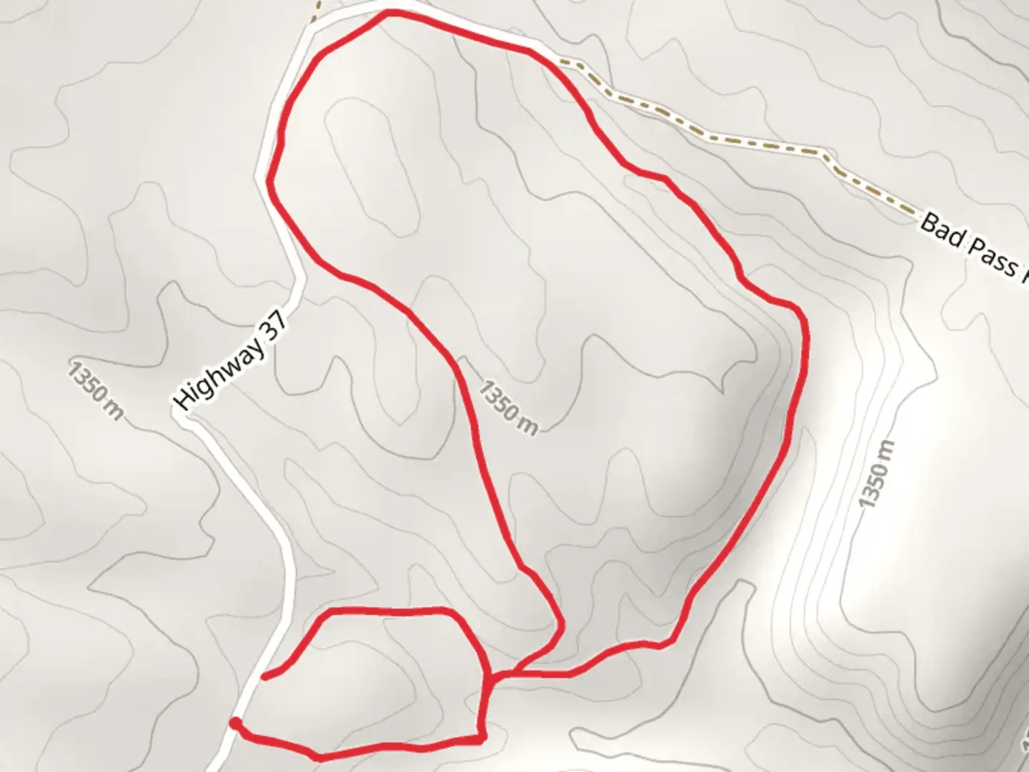 An image depicting the trail Lockhart Ranch Loop Trail and its surrounding area.