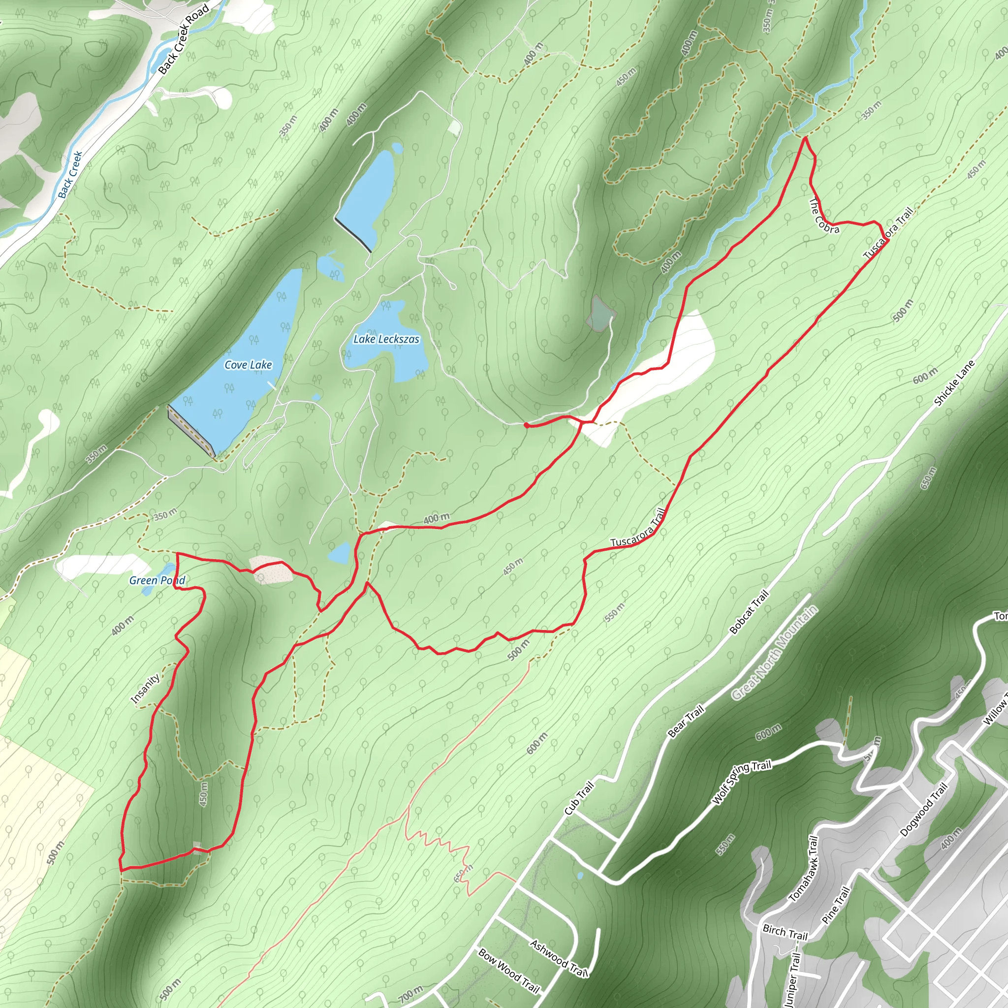Moto Cove - Great Eastern Trail mobile static map