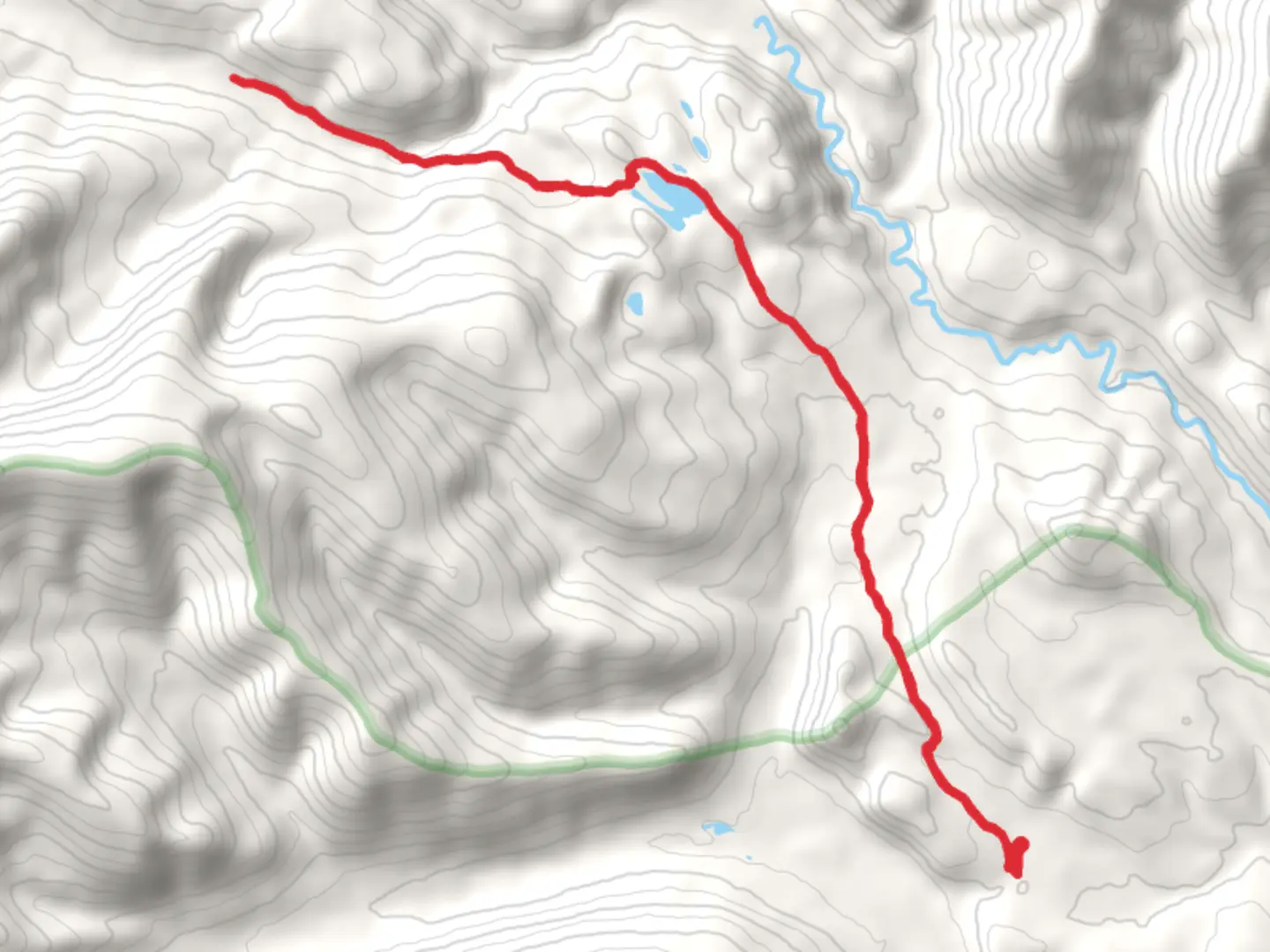 An image depicting the trail East Fork North Fork Trail and its surrounding area.