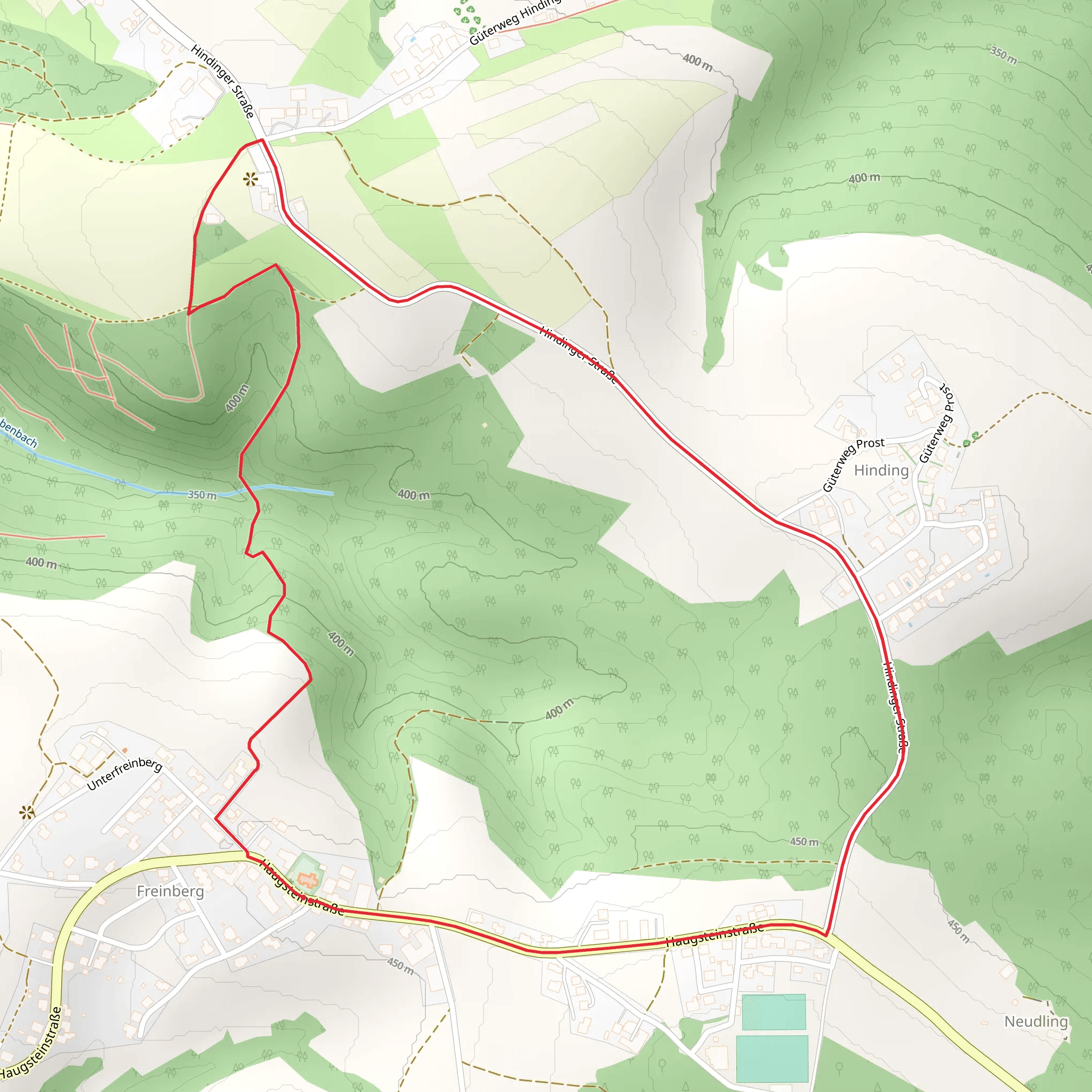 Kräutergraben Loop Trail mobile static map