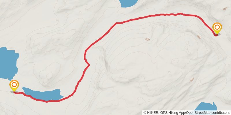 Arctic Circle Trail stage 8 Map