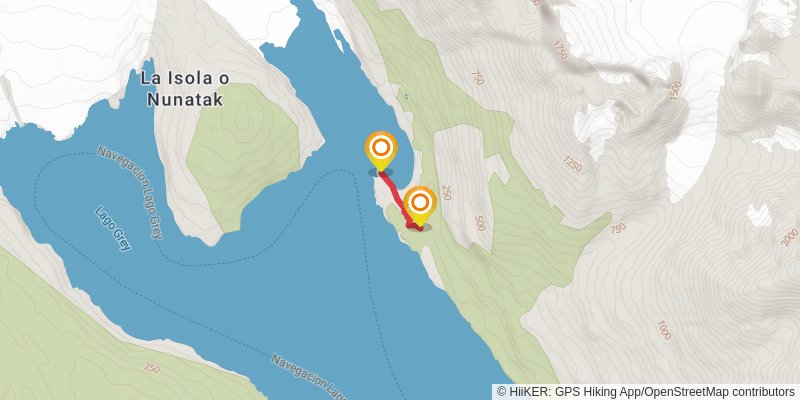 O Circuit spur 1 Map