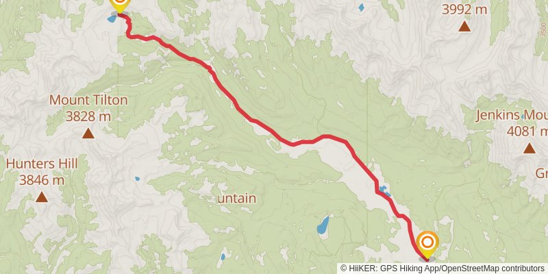 American Discovery Trail North Route stage 243 Map