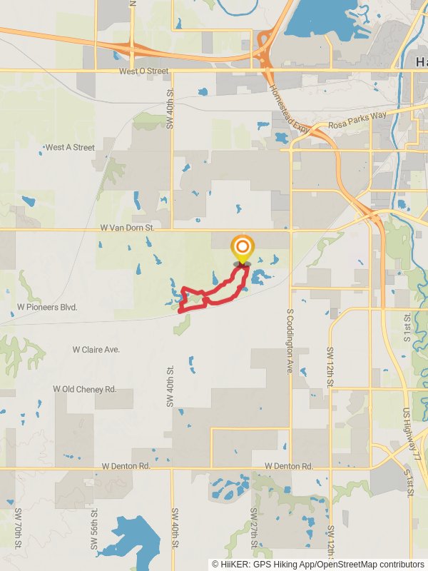 Prairie Corridor Loop Trail via Haines Branch