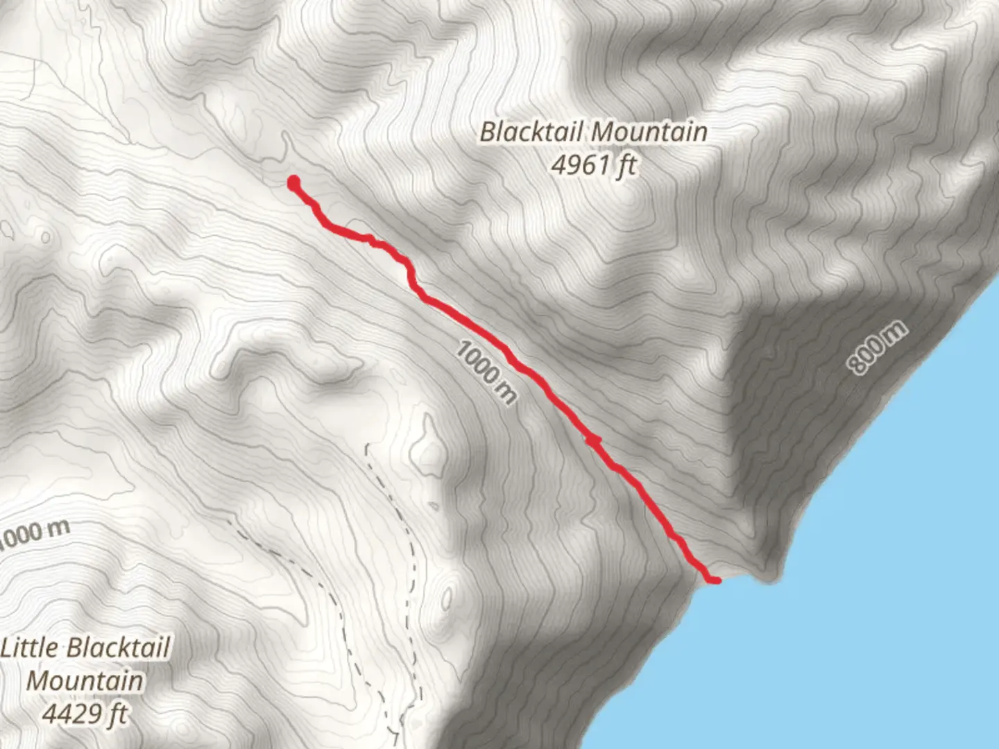 An image depicting the trail Maiden Rock Trail and its surrounding area.