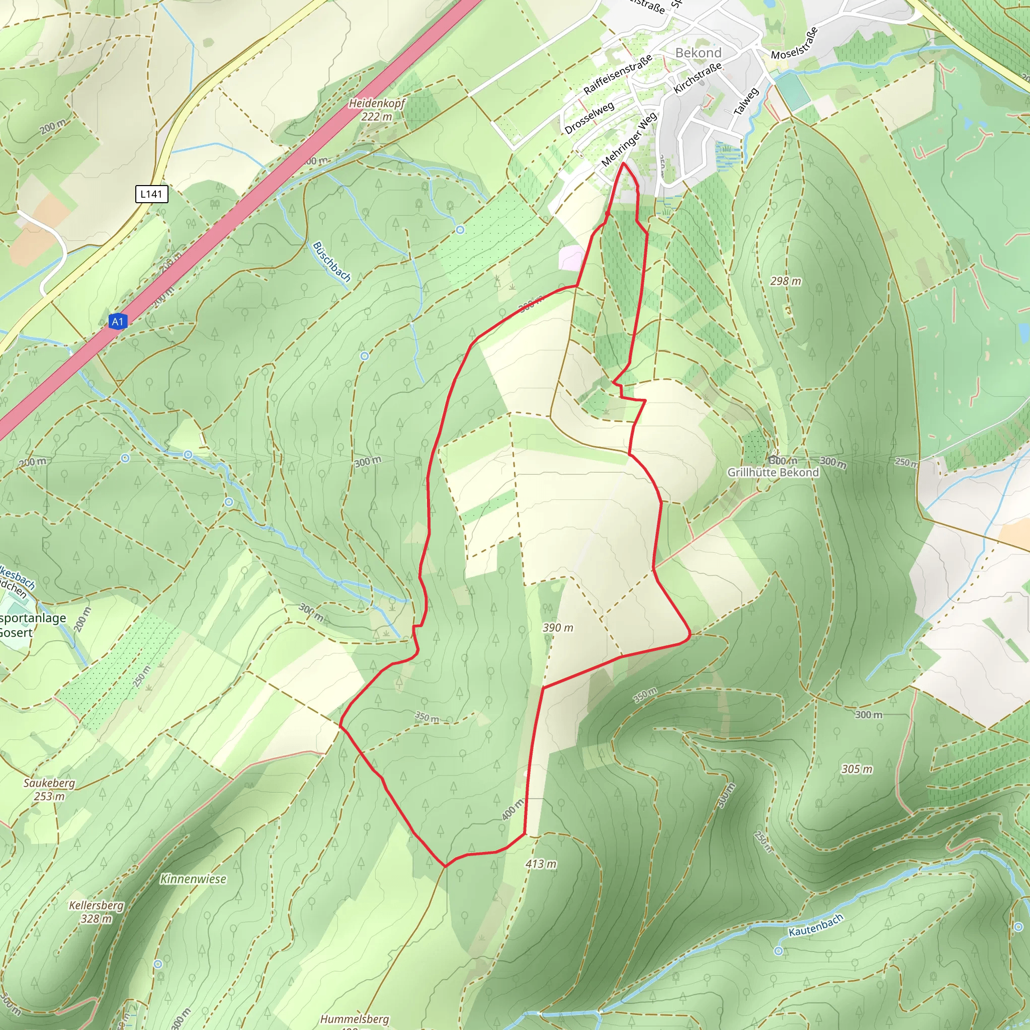 Enscher Wald- Bekond mobile static map