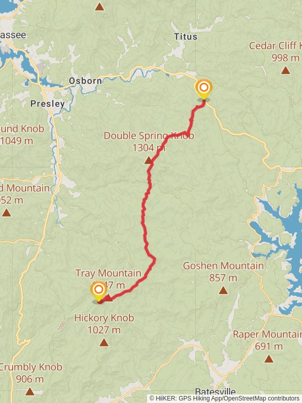 Appalachian Trail to Dick's Creek Gap