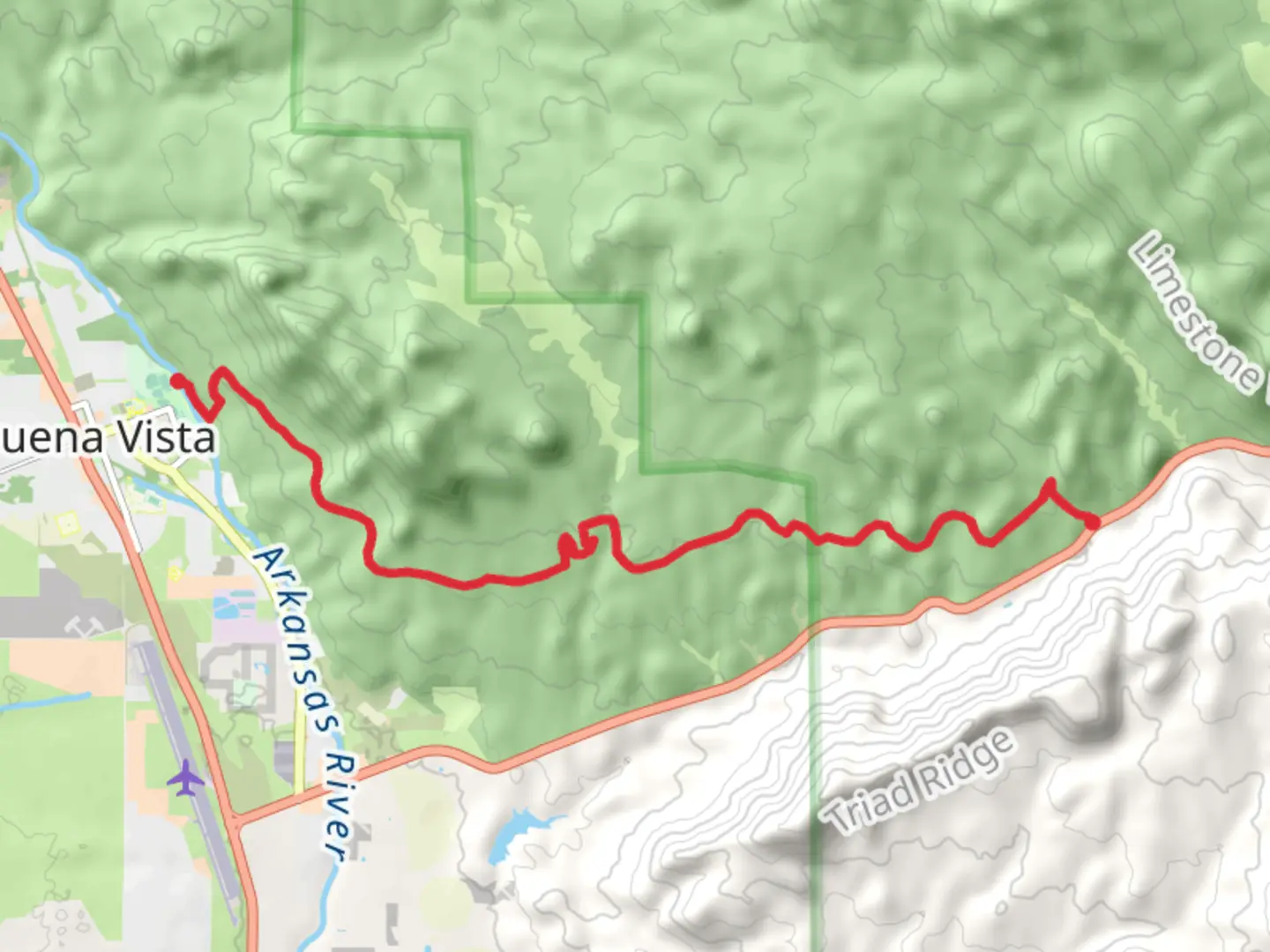 An image depicting the trail Midland and Whipple Trail and its surrounding area.