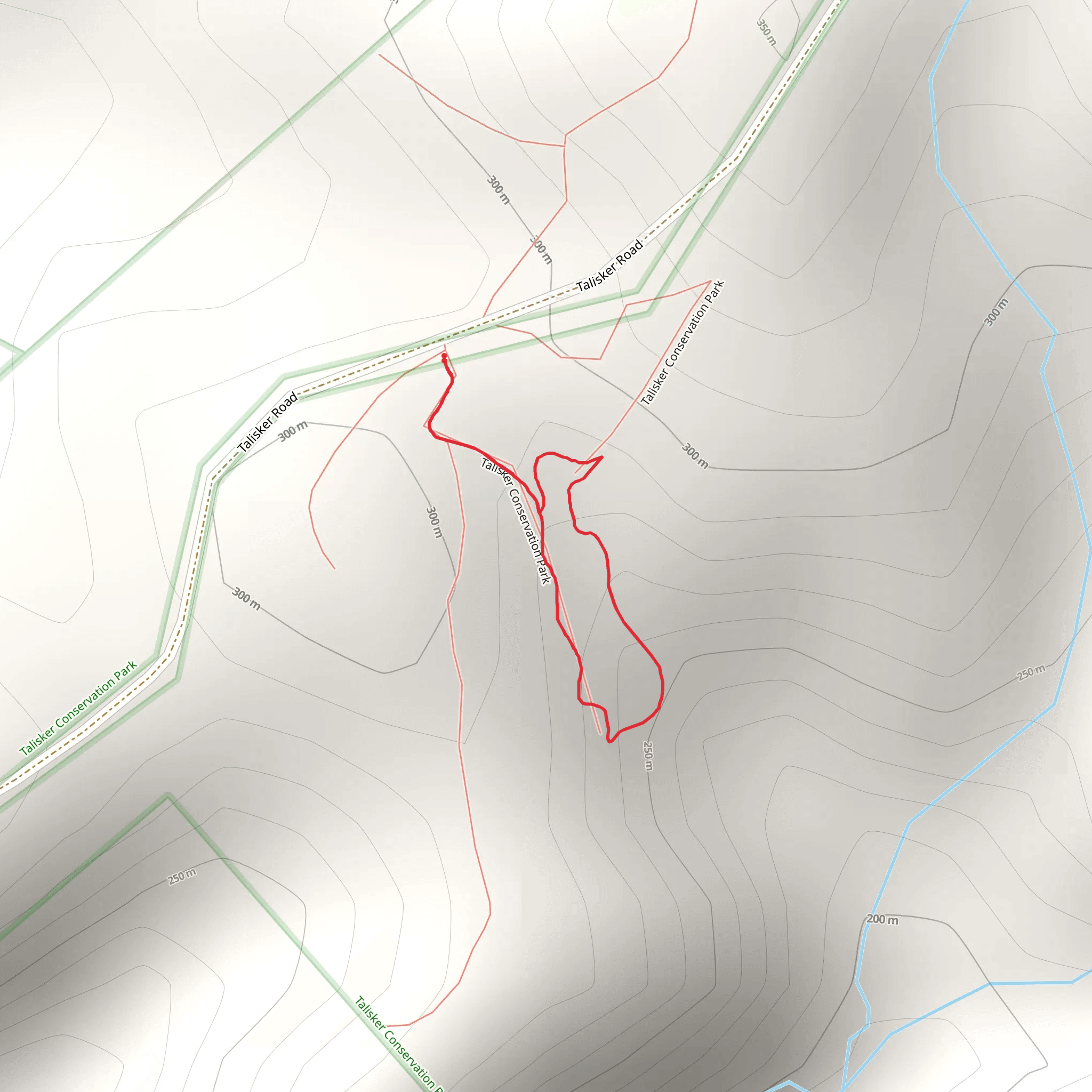 Talisker Silver Lead Mine Track mobile static map