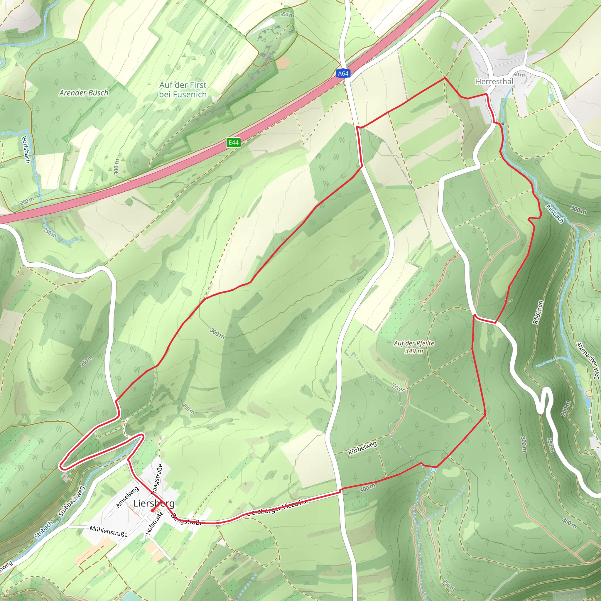 Igel2 Liersberg Herresthal mobile static map