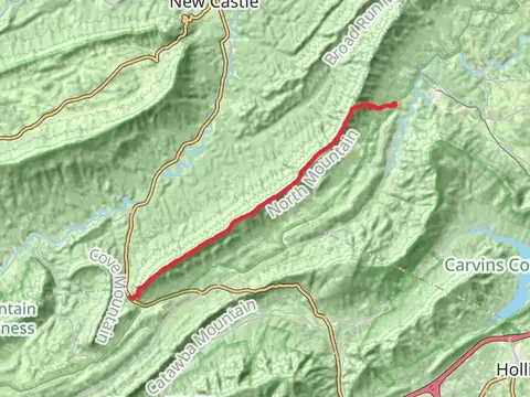 North Mountain Trail from Catawba Road
