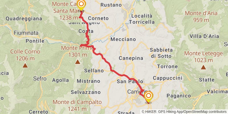 Cammino Nelle Terre Mutate stage 3 Map