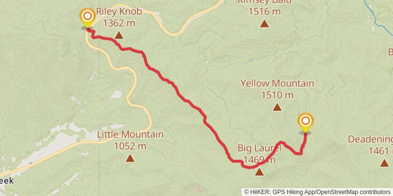 Chunky Gal Trail stage 3 Map