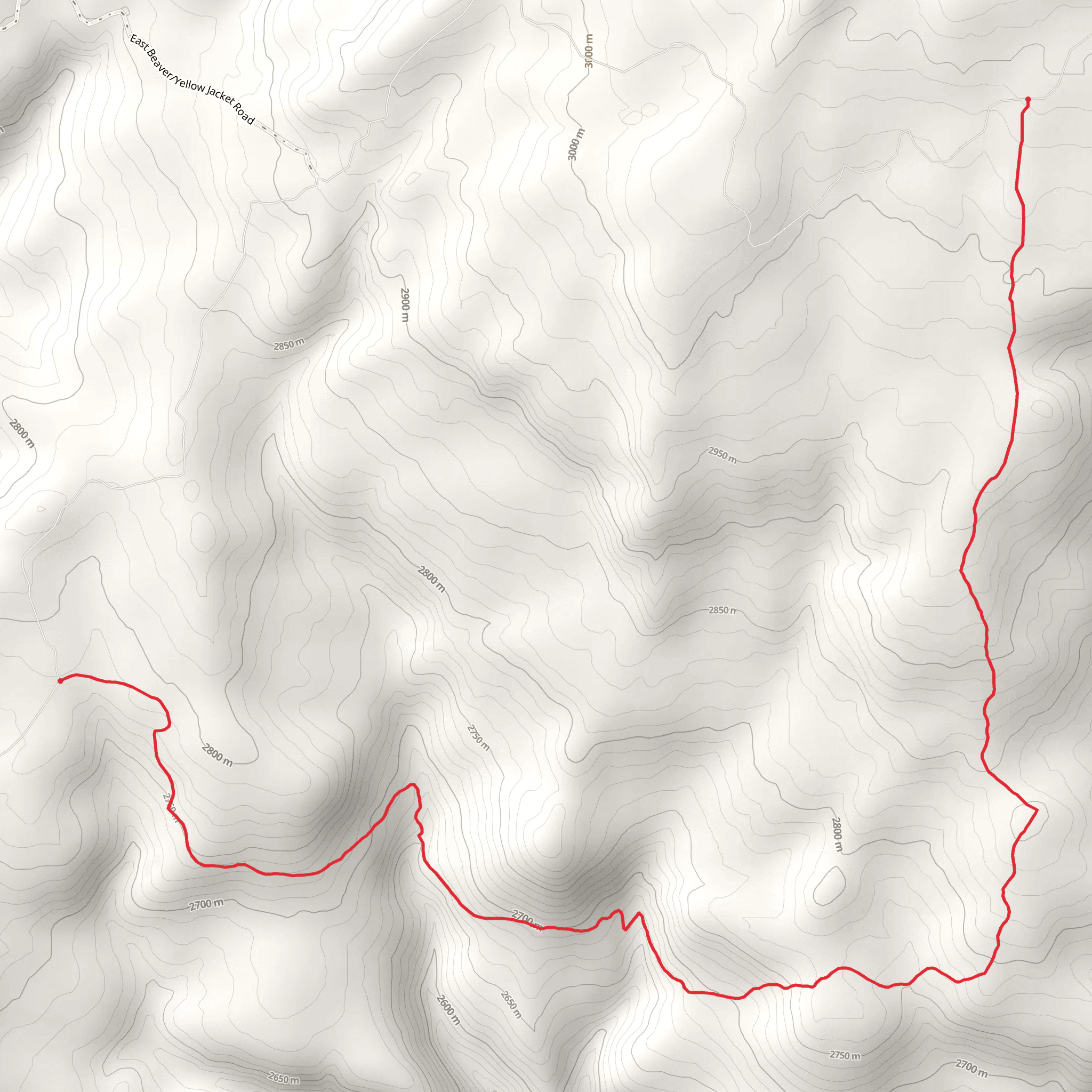 Marci Camp Trail mobile static map