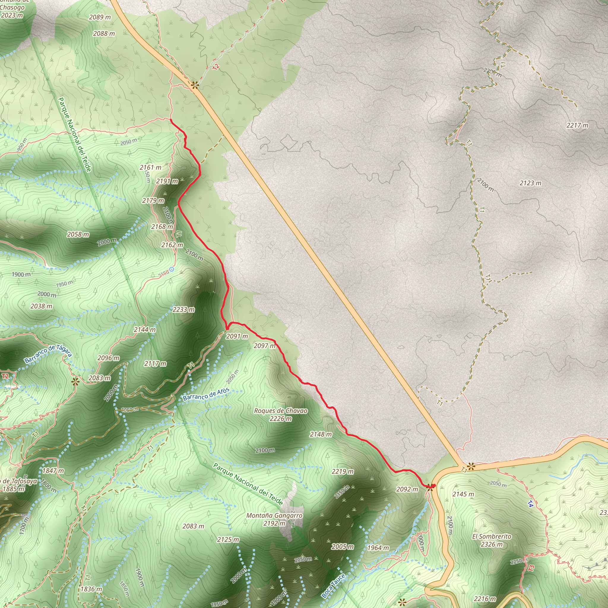Route S 18 Chavao mobile static map