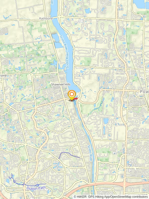 Glick Park and Scioto River