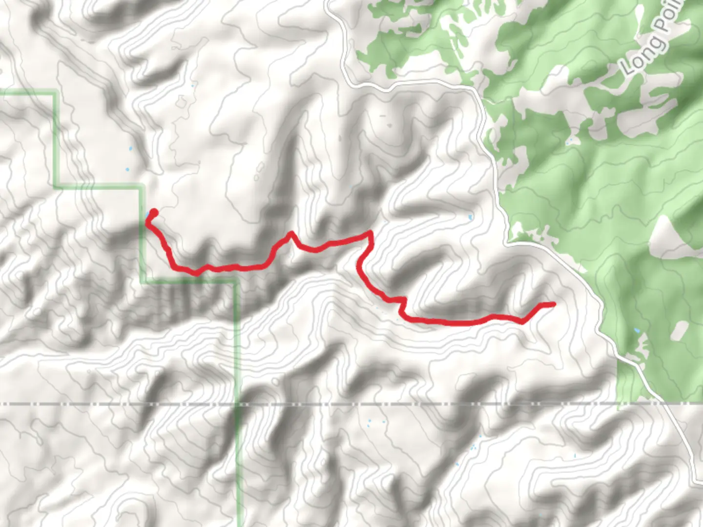 An image depicting the trail Campbell Lake and Lower Bench Trail and its surrounding area.