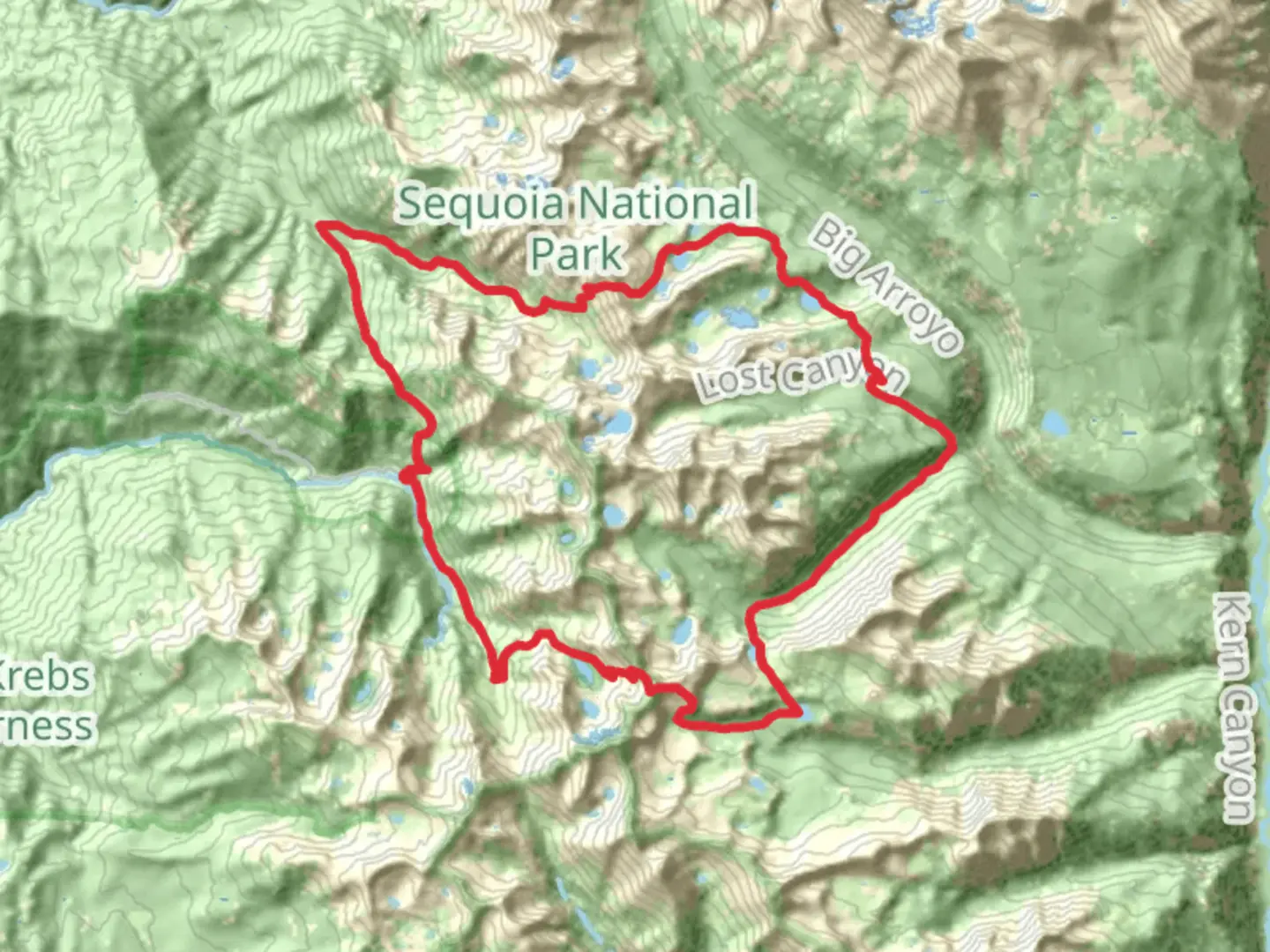 An image depicting the trail Franklin Lakes Loop Trail and its surrounding area.