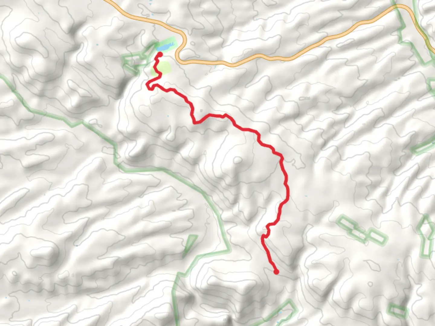 An image depicting the trail Continental Divide Trail - Hopewell Lake and its surrounding area.